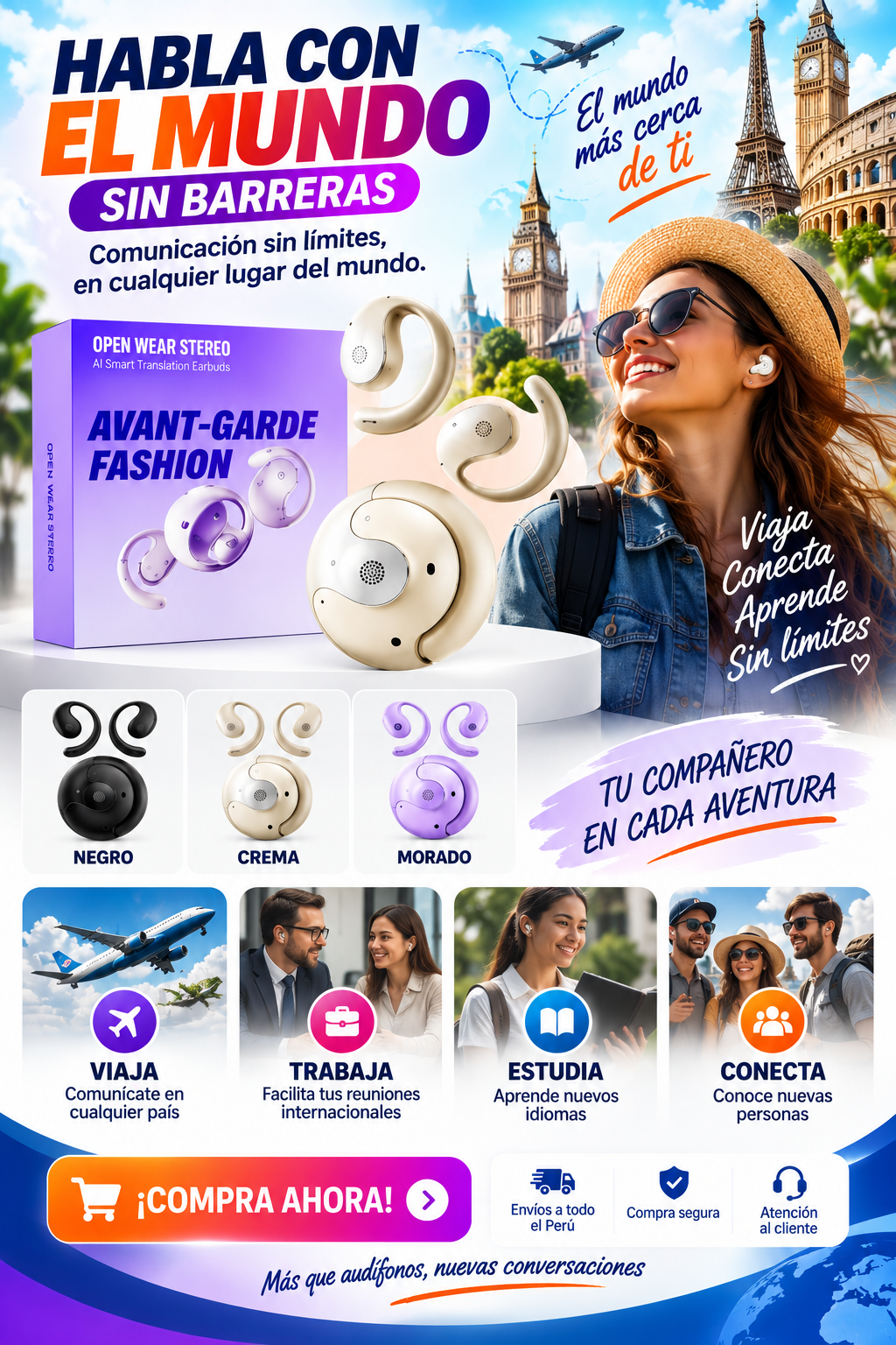 AUDIFONO TRADUCTOR - ENVIOS GRATIS
